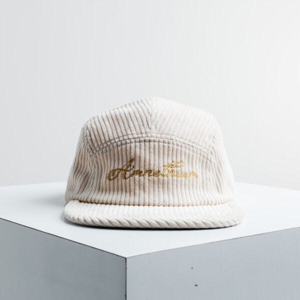 GORRA AMNETHIUM CINCO PANELES - CREMA